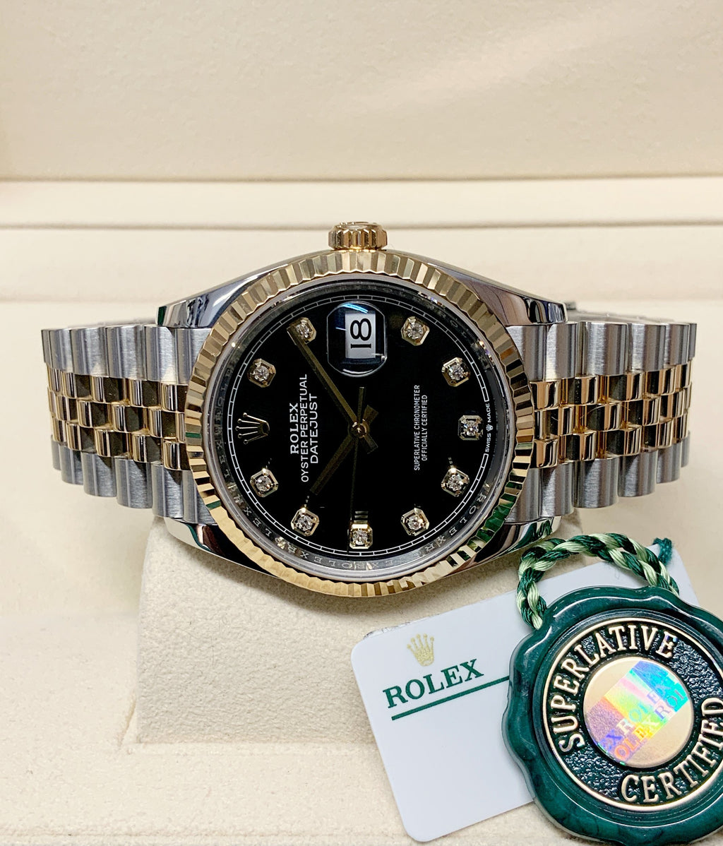 Rolex Datejust 36mm 126233 Black Diamond