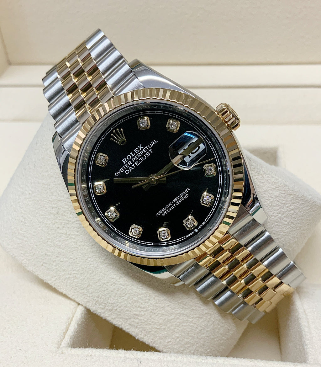 Rolex Datejust 36mm 126233 Black Diamond