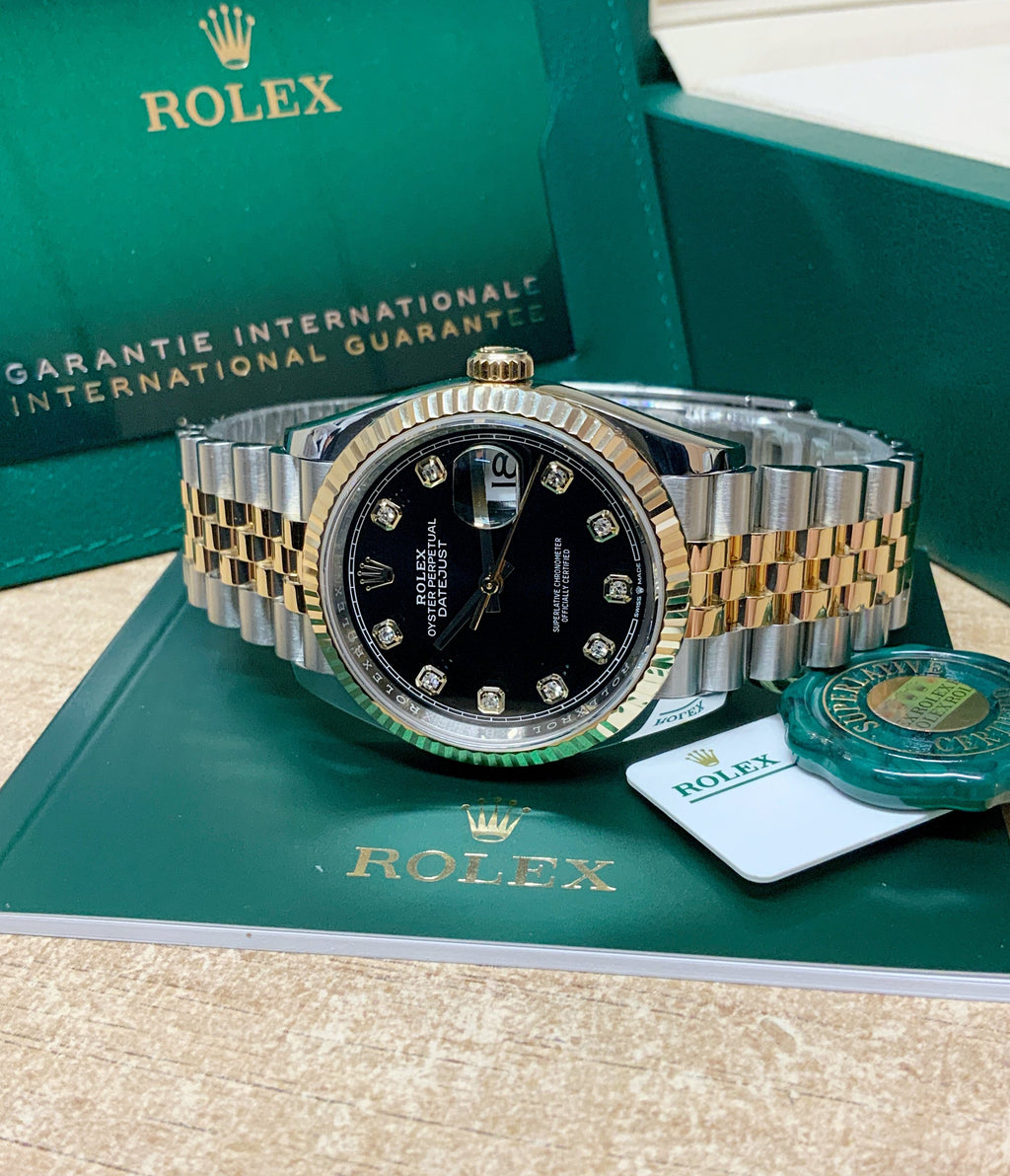 Rolex Datejust 36mm 126233 Black Diamond