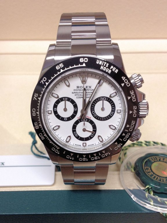 Rolex daytona 116500LN white panda