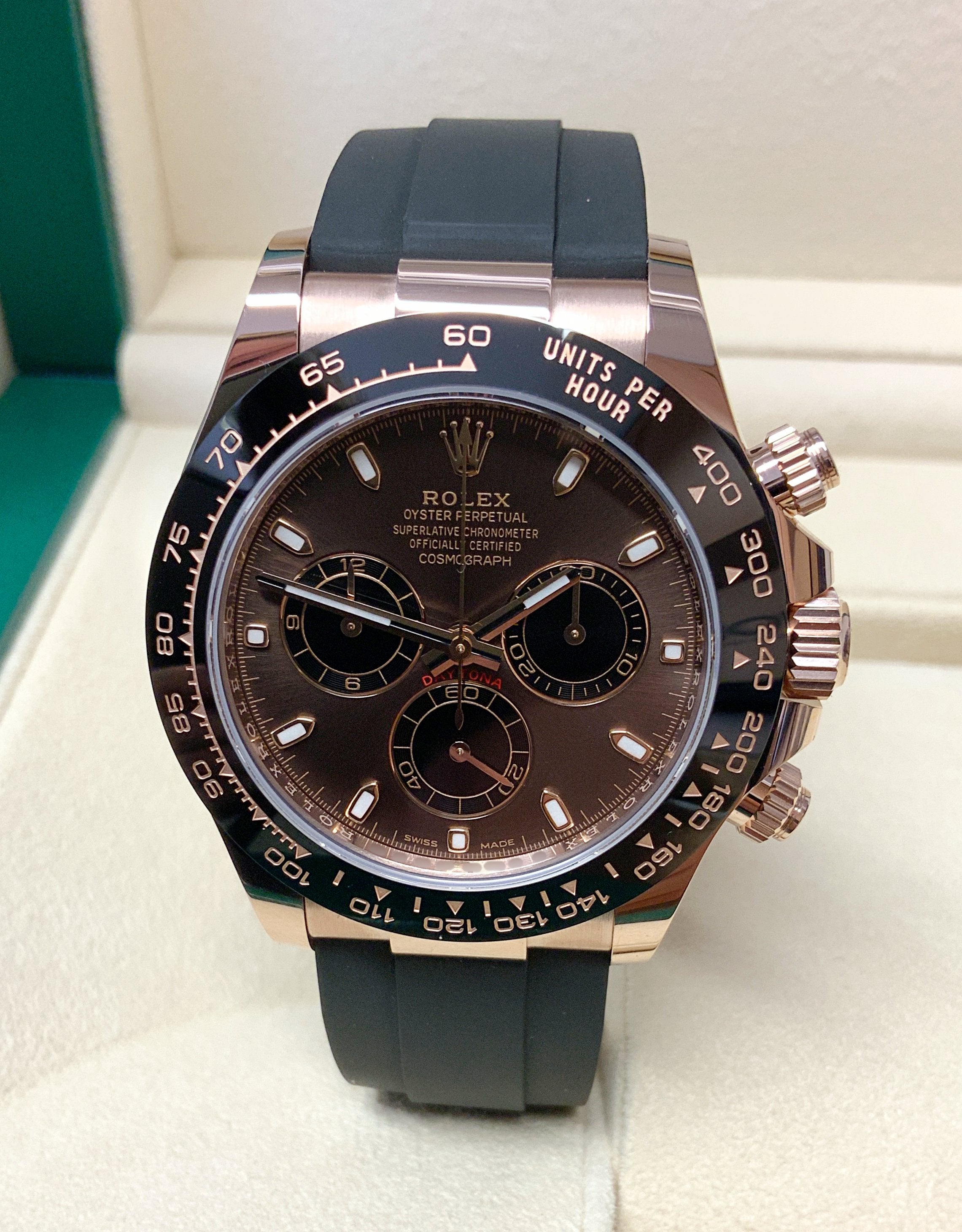 Rolex daytona 116515LN choco oysterflex
