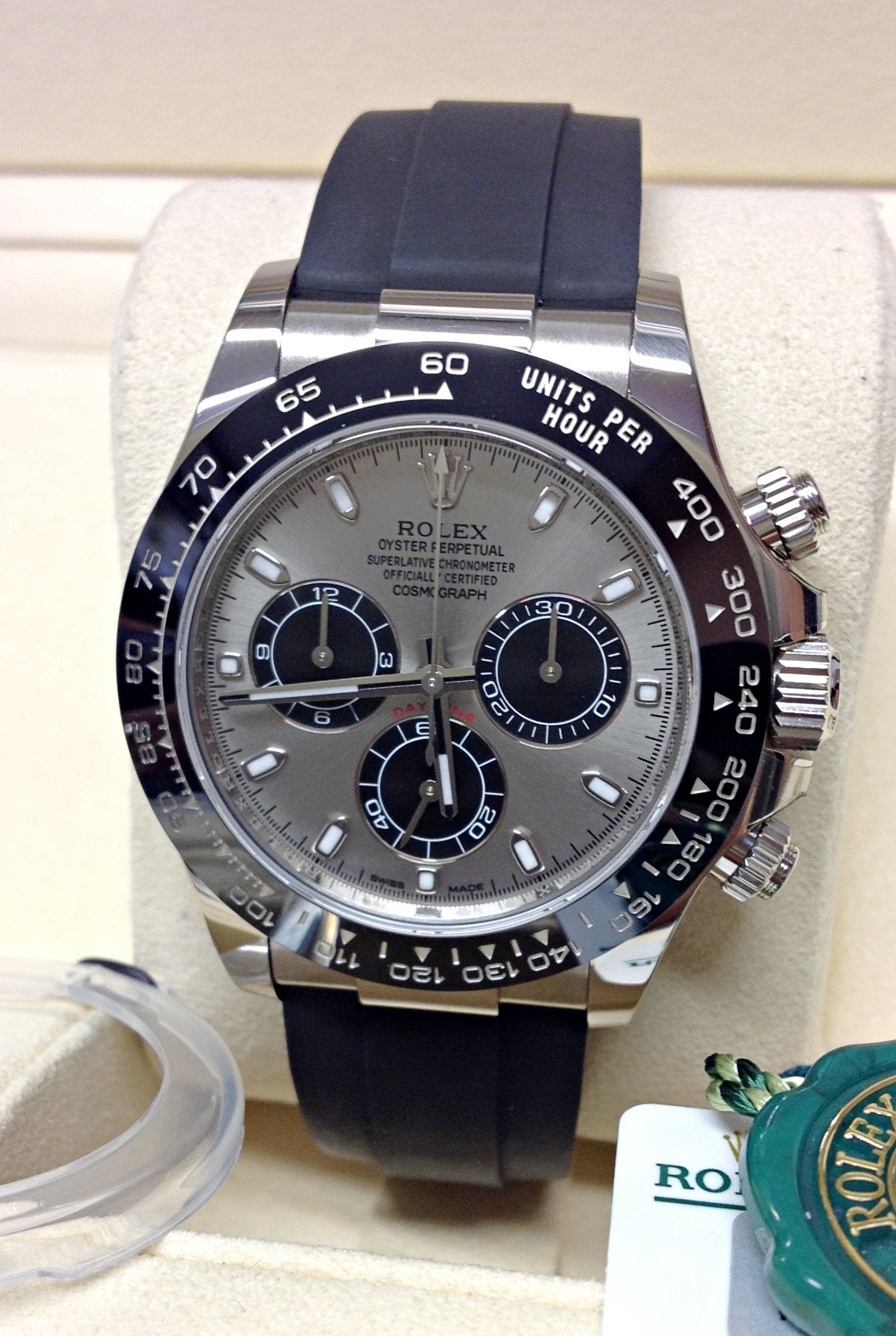 Rolex daytona 116519LN oysterflex