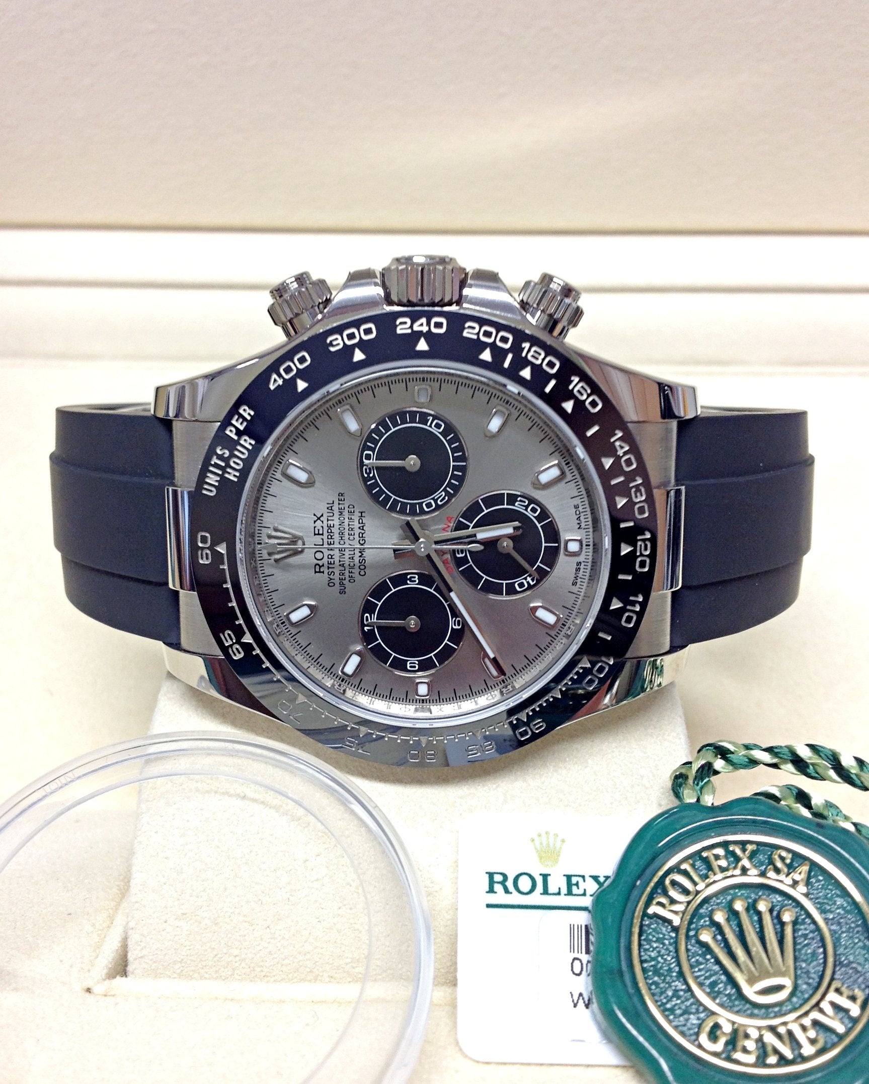 Rolex daytona 116519LN oysterflex