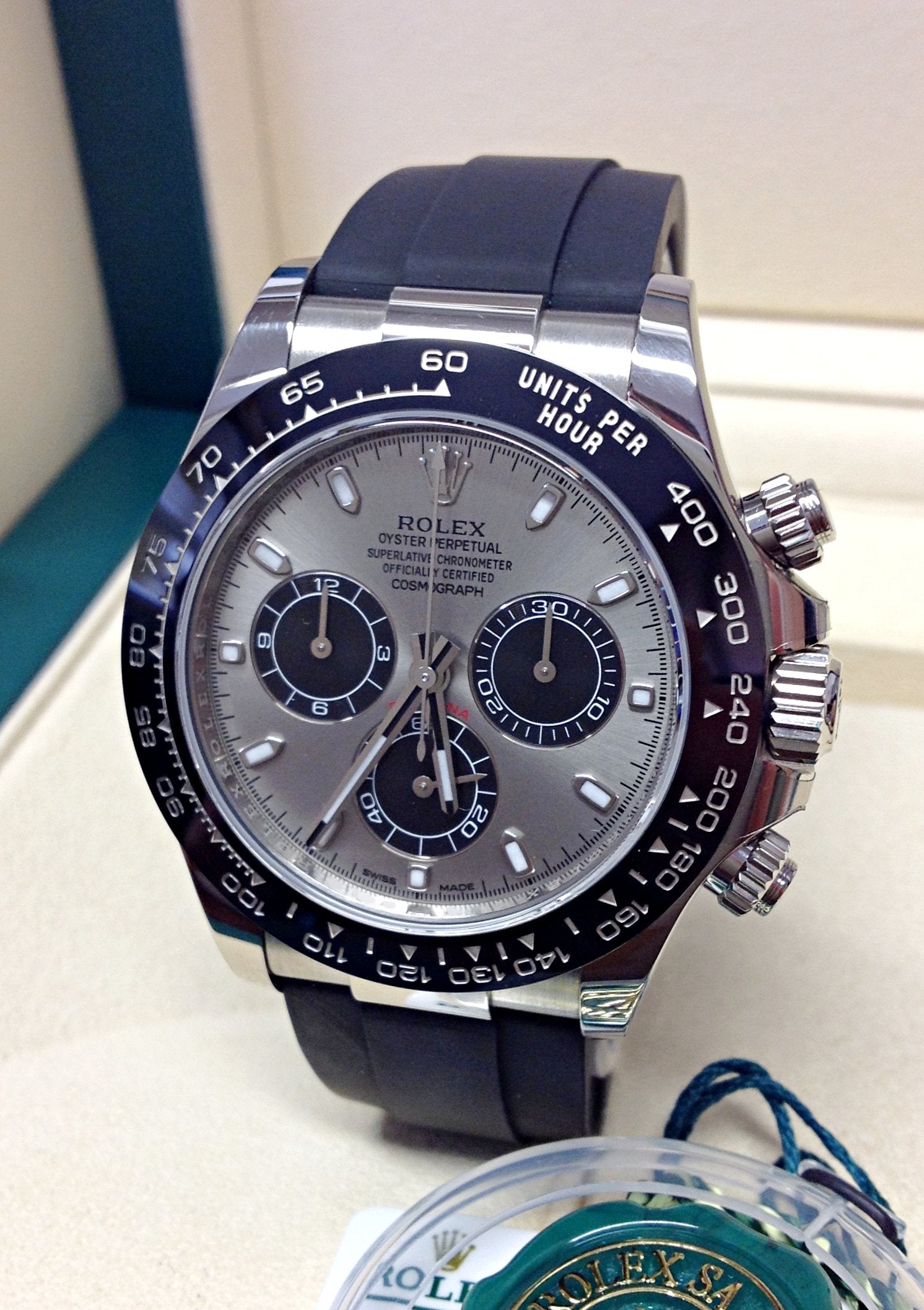 Rolex daytona 116519LN oysterflex