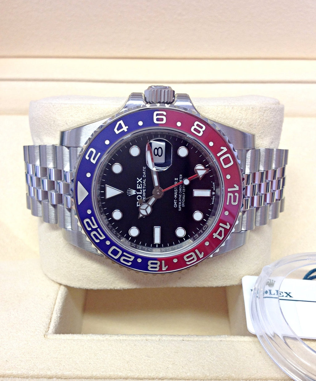 Rolex GMT master II 126710BLRO jubilee
