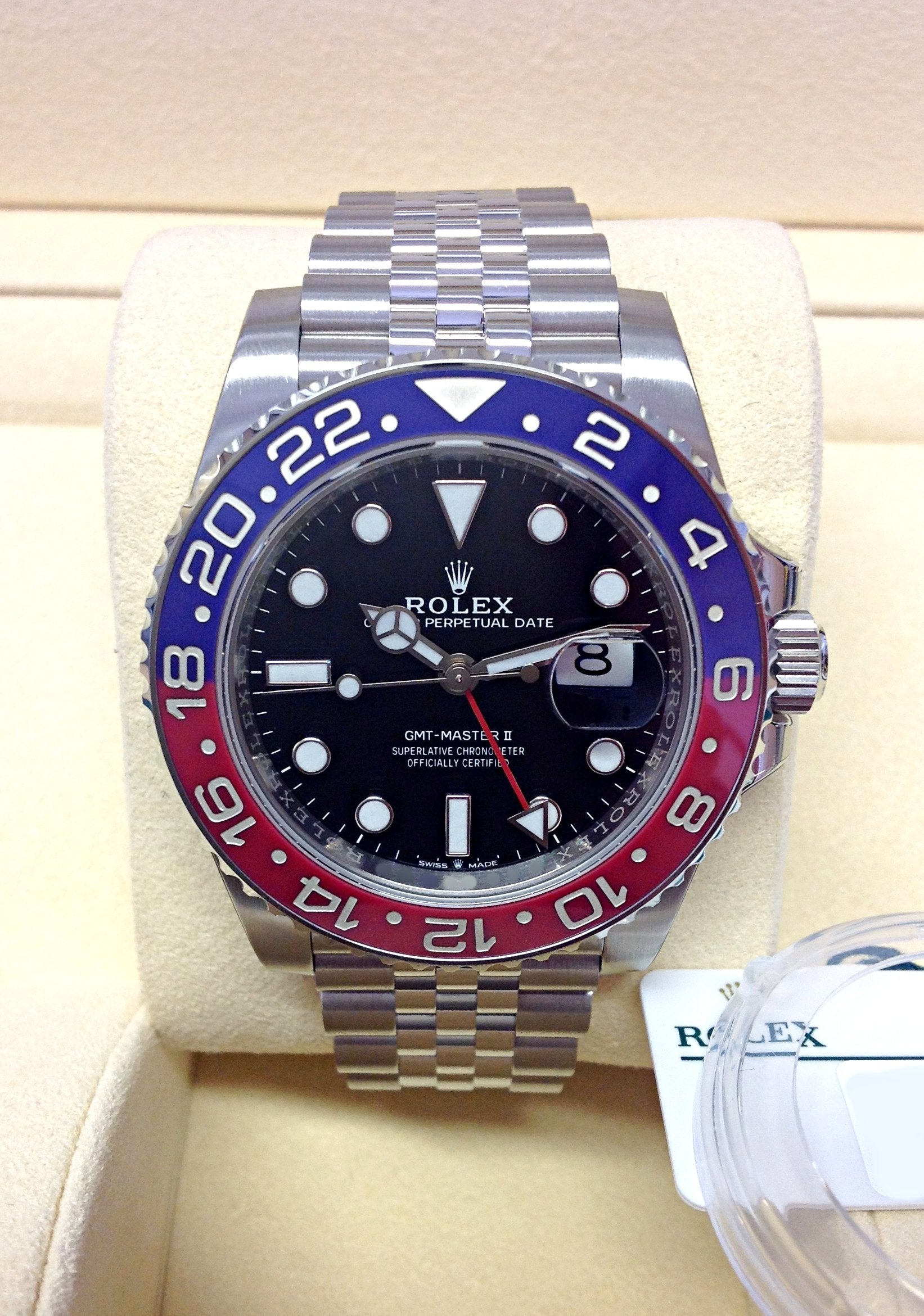 Rolex GMT master II 126710BLRO jubilee