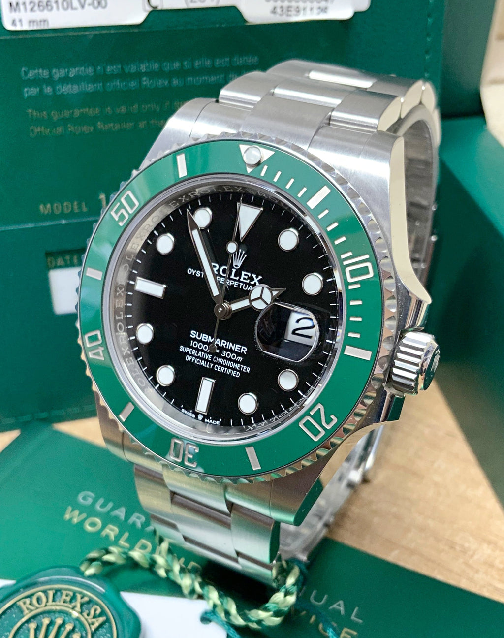 Rolex submariner 126610LV kermit