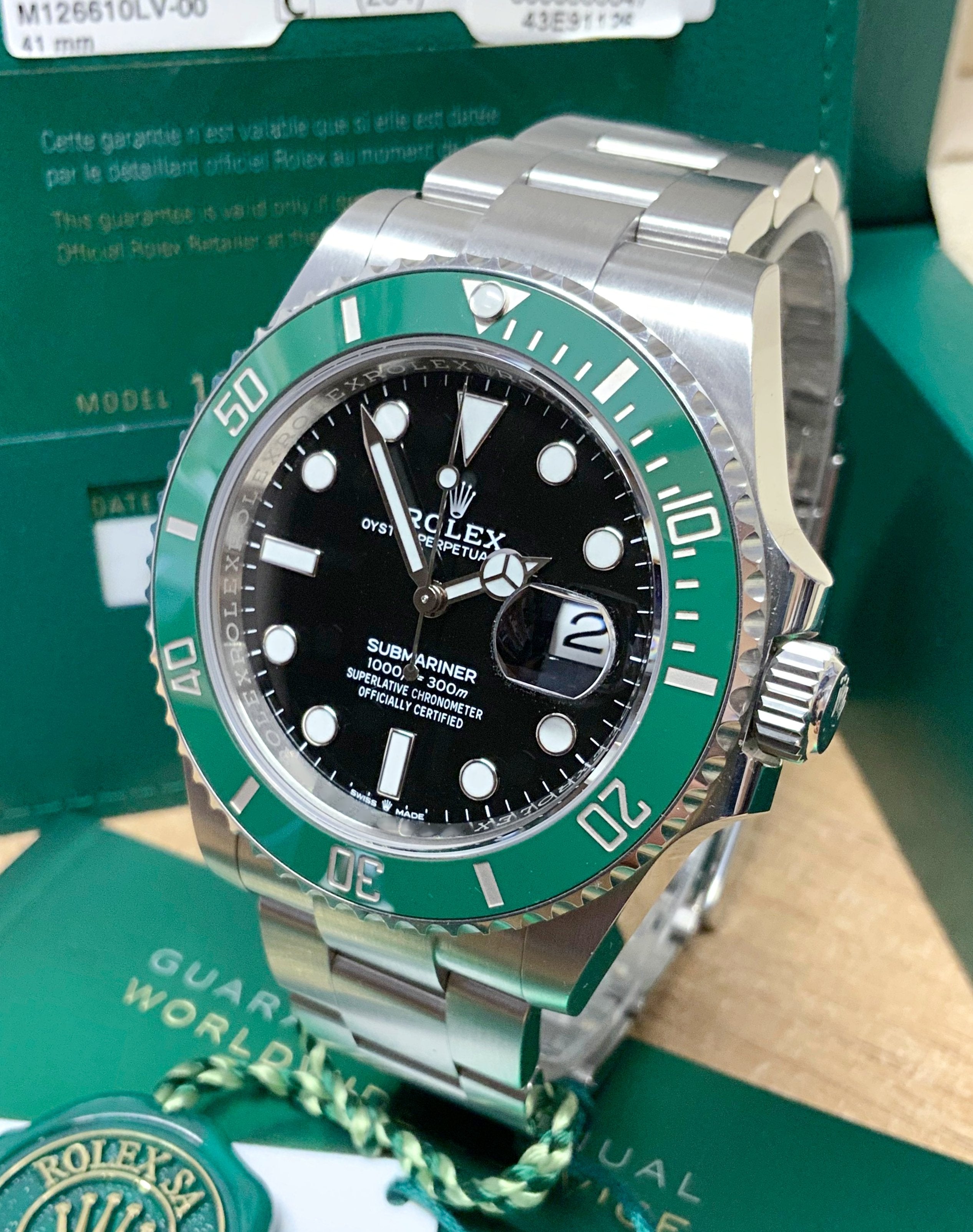 Rolex submariner 126610LV kermit