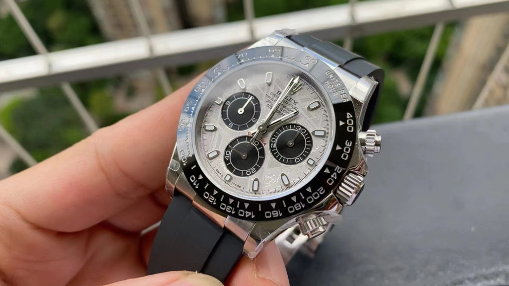 Rolex daytona 116519LN meteorite oysterflex