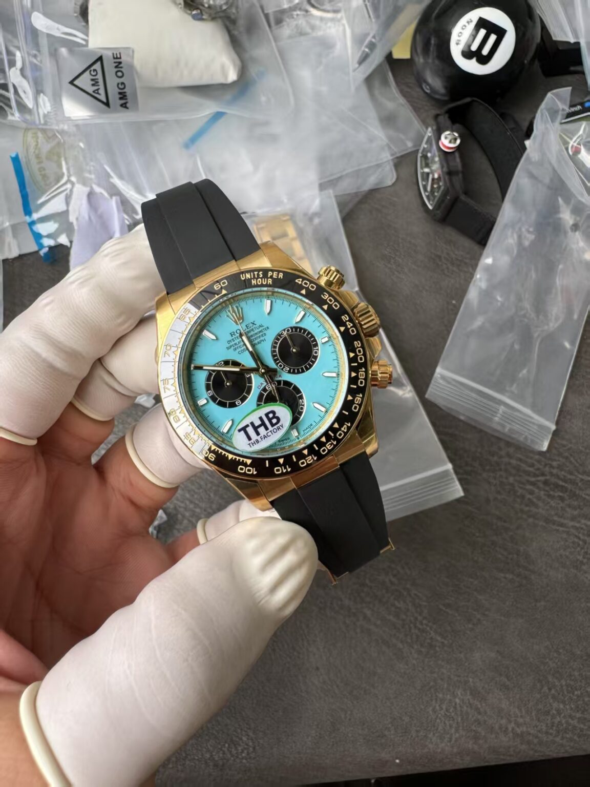 Rolex daytona 126518LN tiffany oysterflex