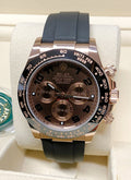 Rolex daytona 116515LN rose gold oysterflex